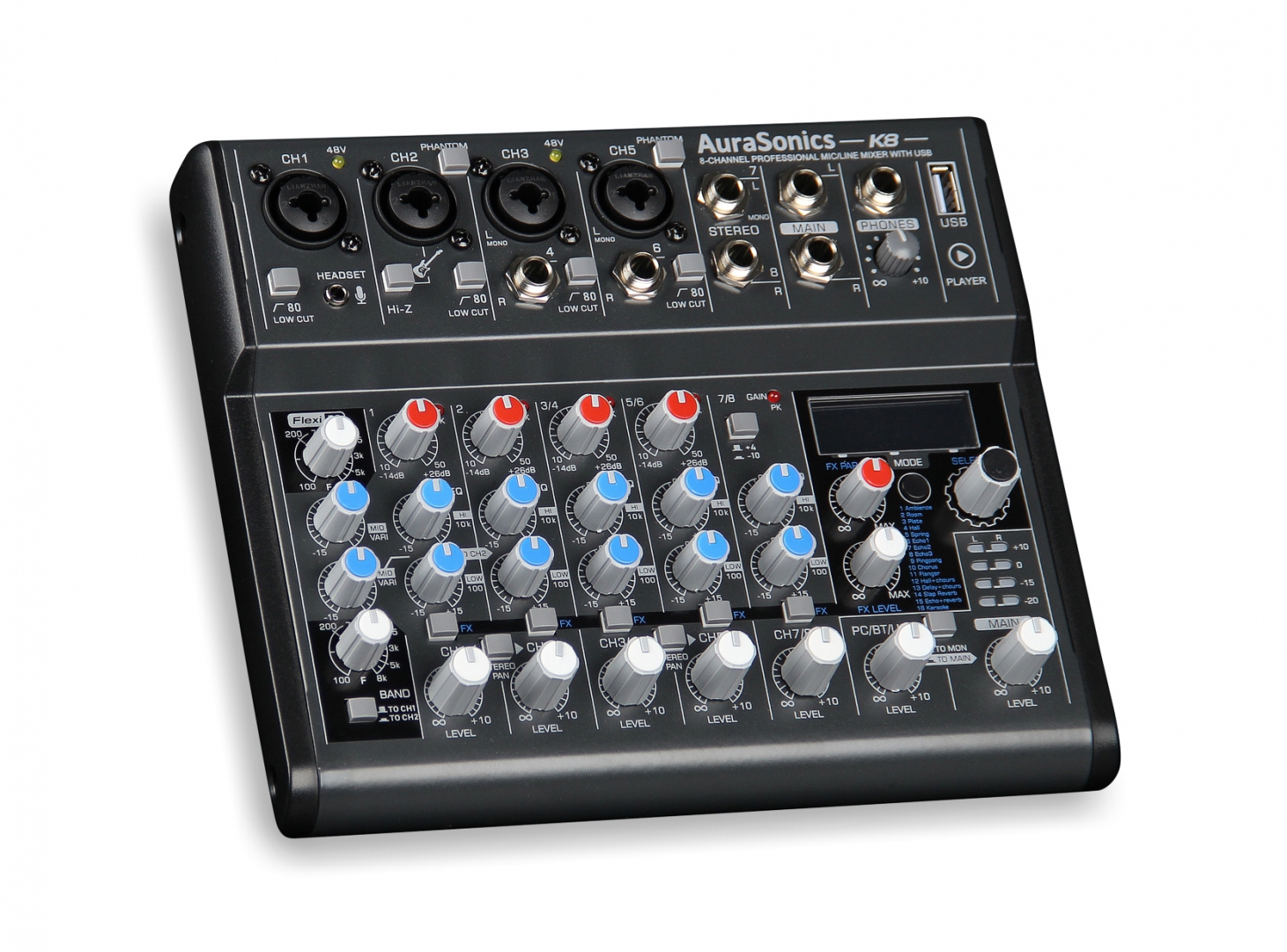 AuraSonics K8 компактный микшерный пульт в Коврове