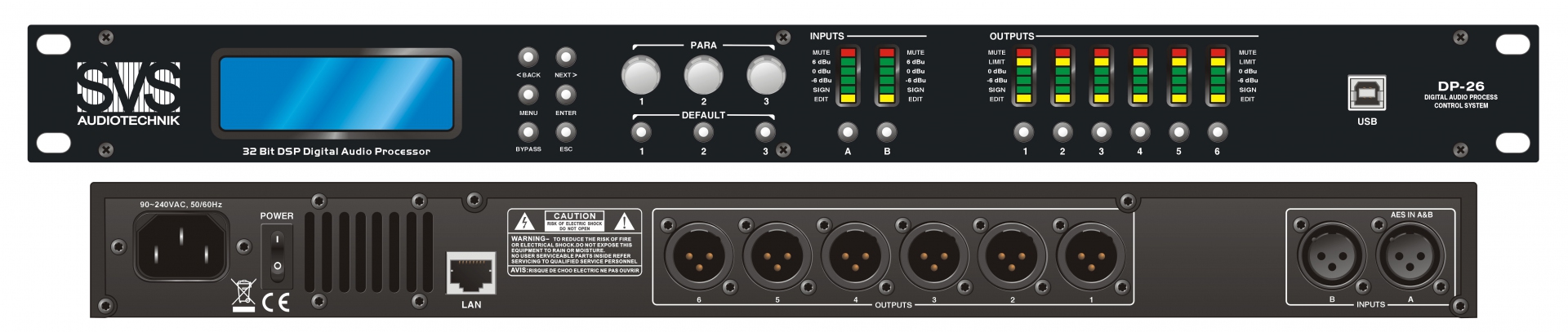SVS Audiotechnik DP-26 Цифровой процессор: 2 входа 6 выходов в Коврове