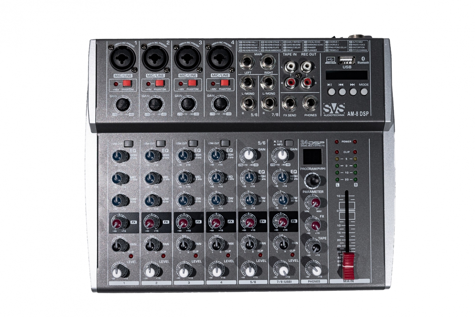 SVS Audiotechnik mixers AM-8 DSP Микшерный пульт аналоговый, 8-канальный в Коврове